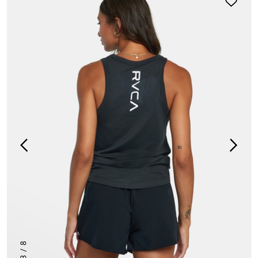 RVCA Black Essential Yogger Shorts